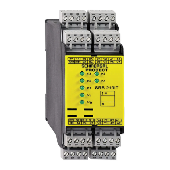 schmersal SRB 219IT Mode D'emploi