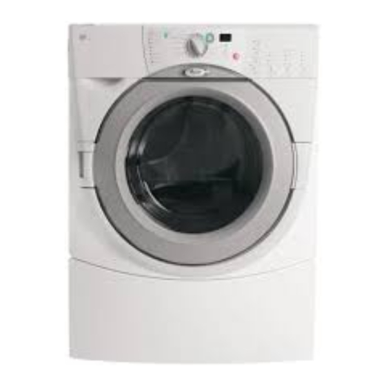 Whirlpool duet GHW9300PW2 Guide D'utilisation Et D'entretien