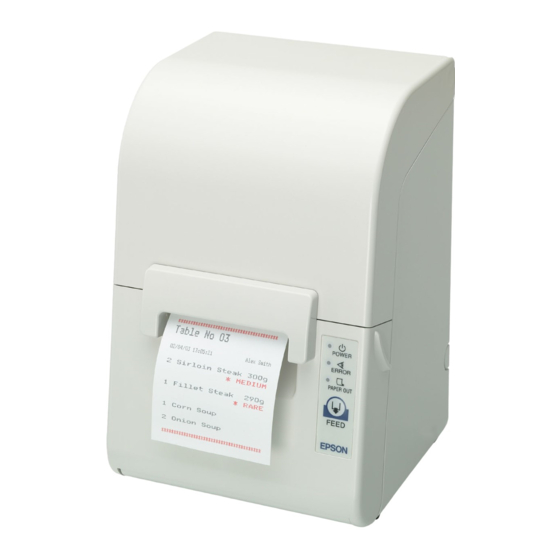 Epson TM-U230 Manuel D'utilisation