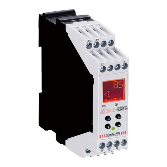 DOLD VARIMETER MK 9063N Traduction De La Notice Originale