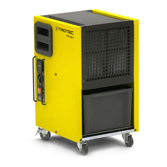 Trotec TTK 125 S Manuel D'utilisation