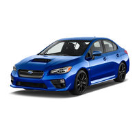 Subaru WRX STI 2015 Manuel Du Propriétaire