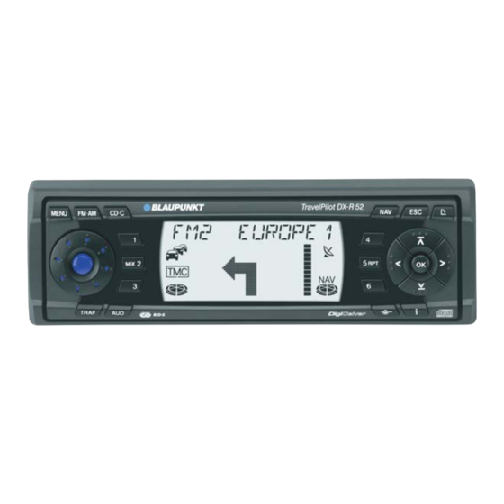 Blaupunkt TravelPilot DX-R52 Notice De Montage