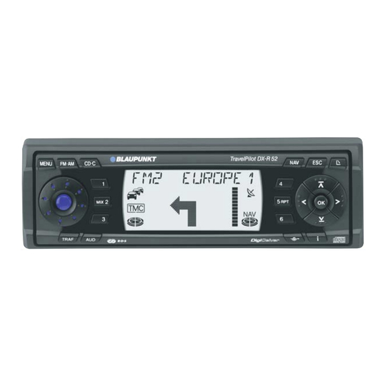 Blaupunkt TravelPilot DX-R52 Notice D'emploi