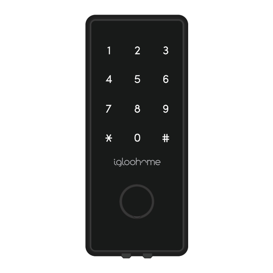 igloohome Smart Deadbolt 2S Installation Et Guide D'utilisation