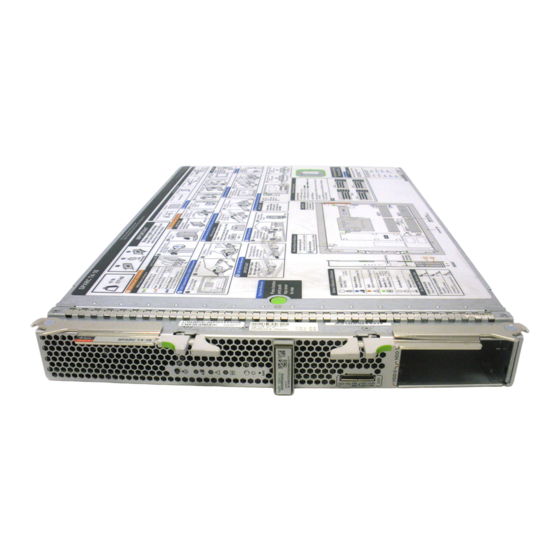 Sun Oracle SPARC T4-1B Guide De Démarrage