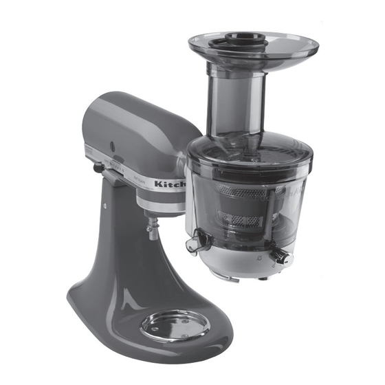 KitchenAid KSM1JA Guide Rapide