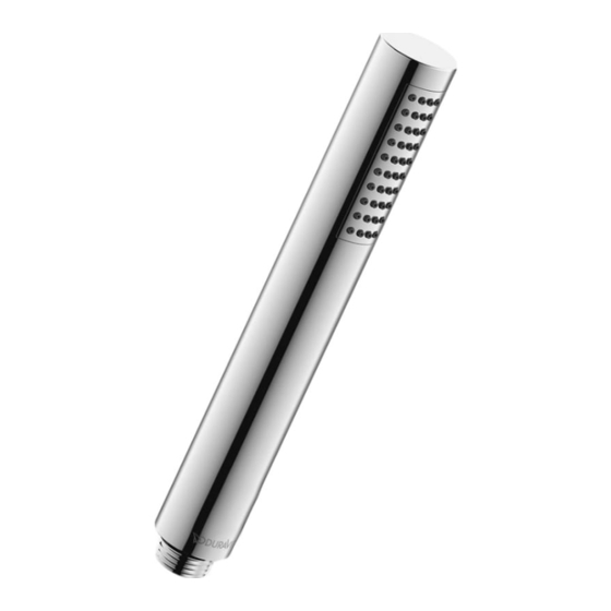 DURAVIT Universal UV0640 000 Notice De Montage Et D'entretien