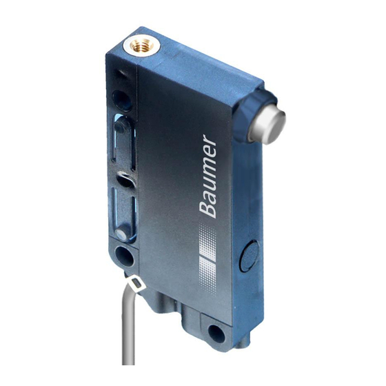 Baumer UNCK 09G8914/IO Mode D'emploi