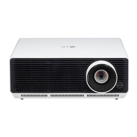 LG ProBeam Serie Manuel D'utilisation