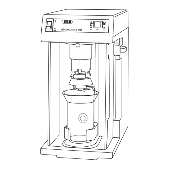 Buchi Mixer B-400 Manuel D'utilisation