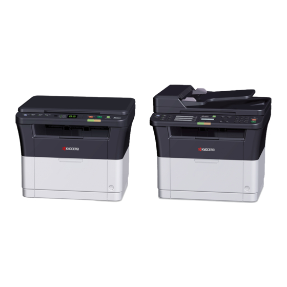 Kyocera FS-1020MFP Guide D'installation Rapide