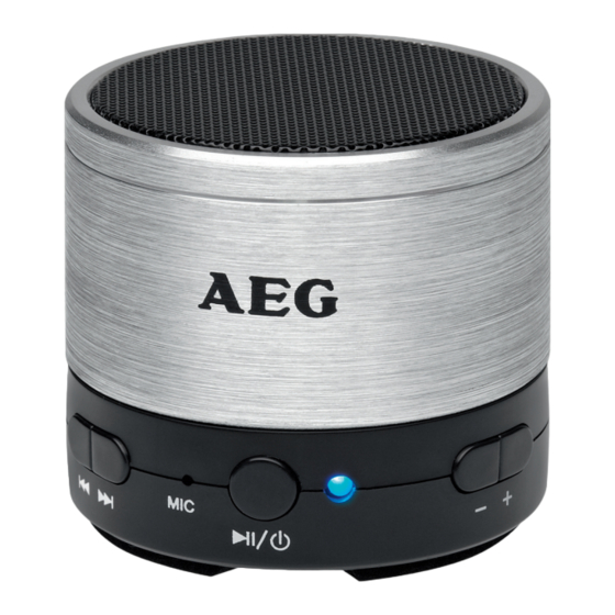 AEG BSS 4826 Mode D'emploi