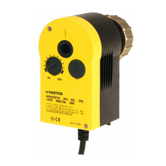 sauter AVM 105S F132 Mode D'emploi