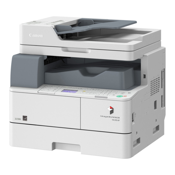 Canon imageRUNNER 1435iF Manuels