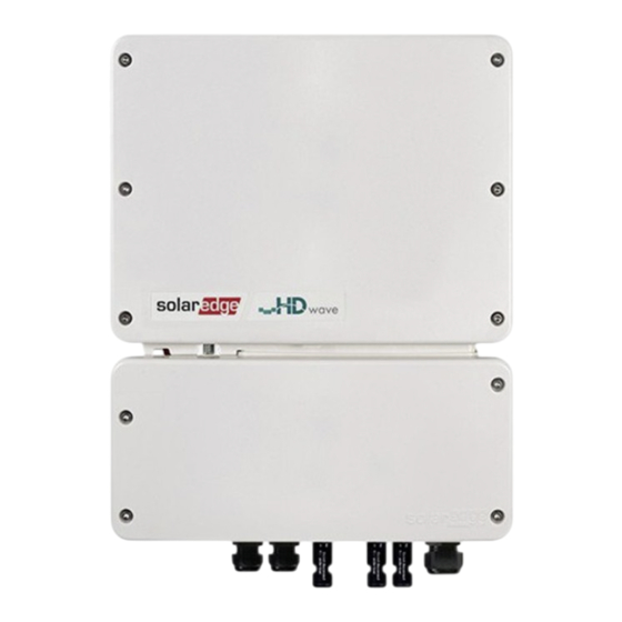 SolarEdge SE3680H Guide D'installation