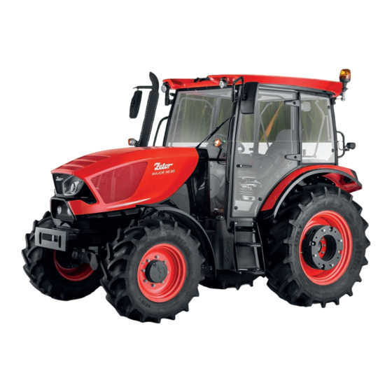 Zetor MAJOR HS Guide D'utilisation Et D'entretien