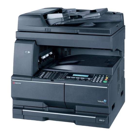 Kyocera TASKalfa 181 Manuel D'utilisation
