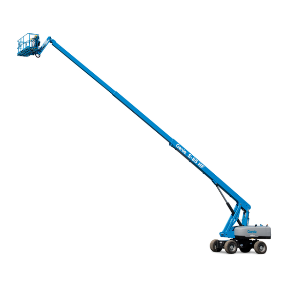 Terex Genie S-85 Manuel De L'opérateur