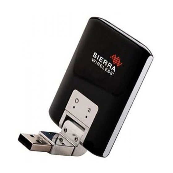 Sierra Wireless AirCard 313U Manuels