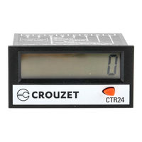 Crouzet CTR24-2341 Instructions D'utilisation