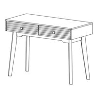 Linon Home Decor Products Powell Saskia 20A2070ND Instructions De Montage