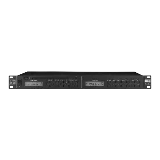 Monacor img Stage Line CD-110T Mode D'emploi