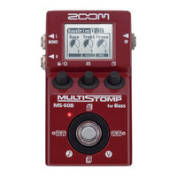 Zoom MULTISTOMP MS-60B Mode D'emploi