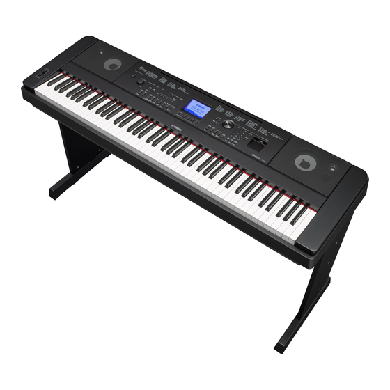 Yamaha Portable Grand DGX-660 Mode D'emploi