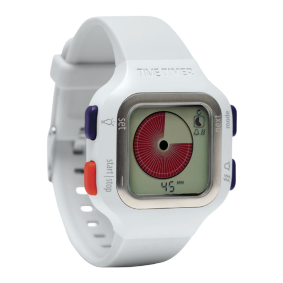 Time Timer Montre Mode D'emploi