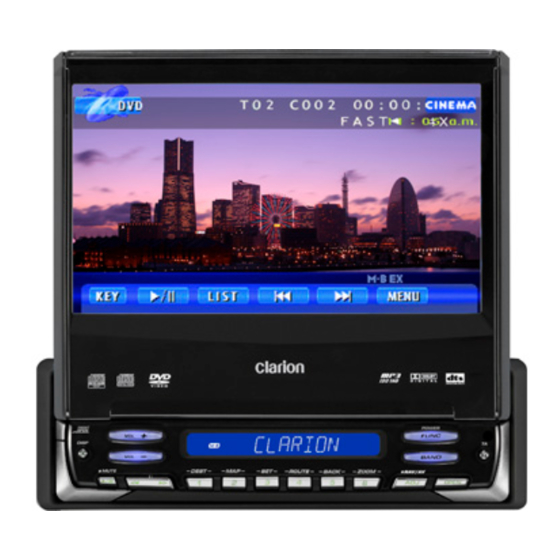 Clarion VRX848RVD Mode D'emploi