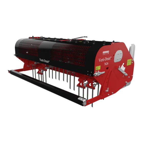 Redexim VERTI-DRAIN 7626 Mode D'emploi