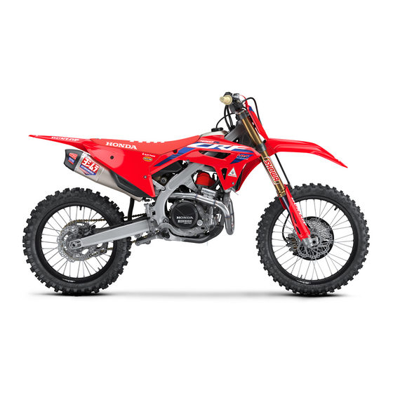 Honda CRF450R 2024 Manuel Du Propriétaire