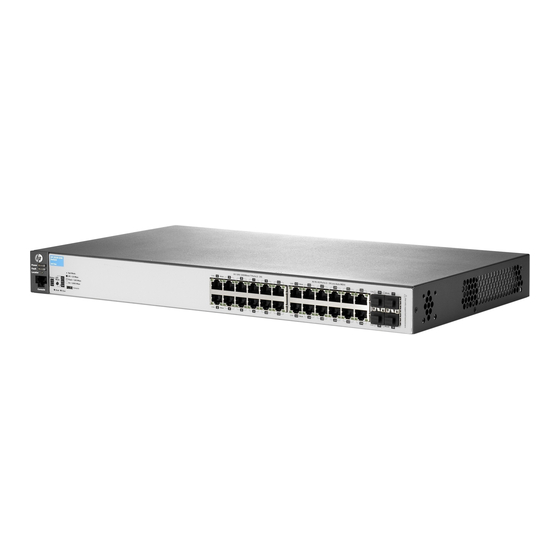 HP 2530 Manuel De Configuration Rapide