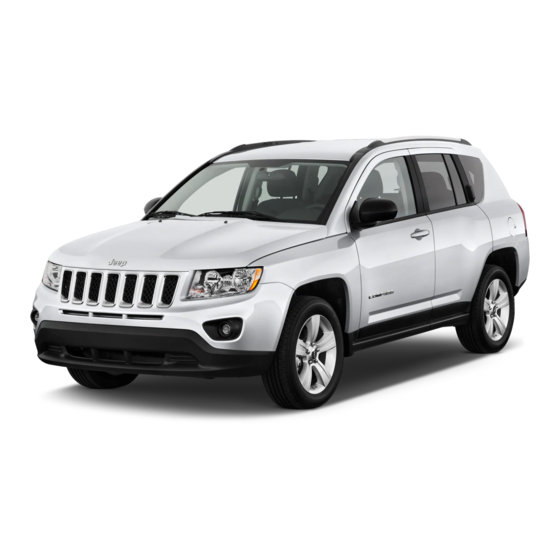 Jeep Compass 2012 Guide De L'utilisateur