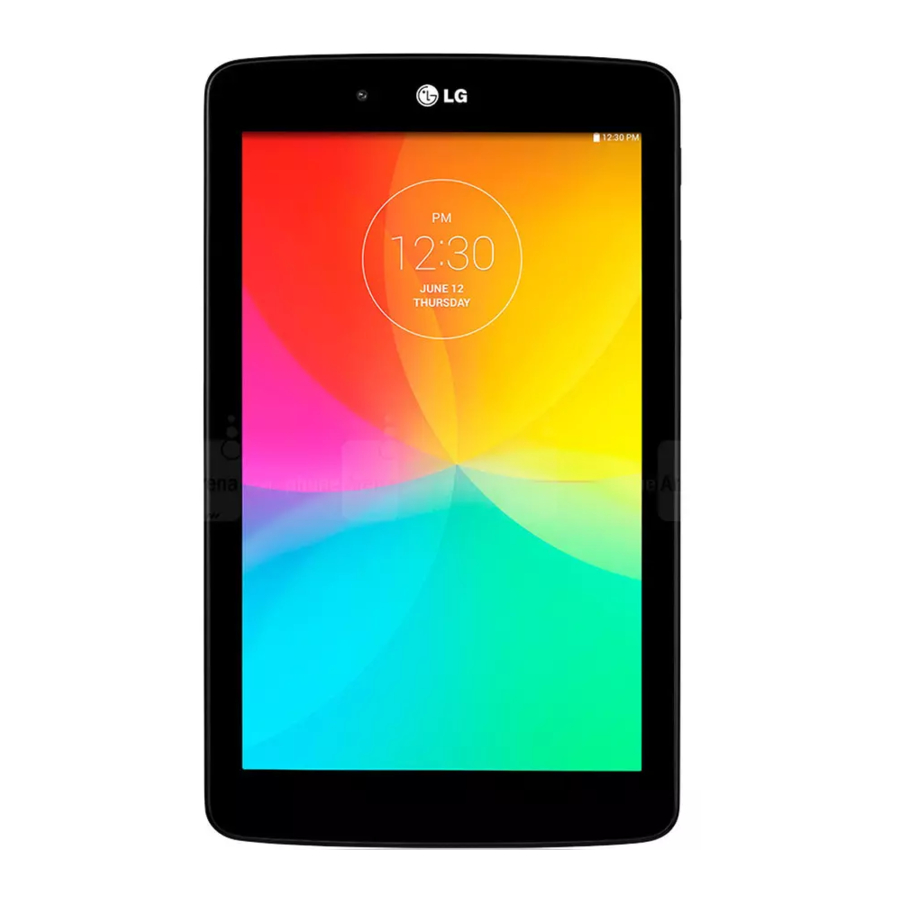 LG G Pad 7.0 Guide De L'utilisateur