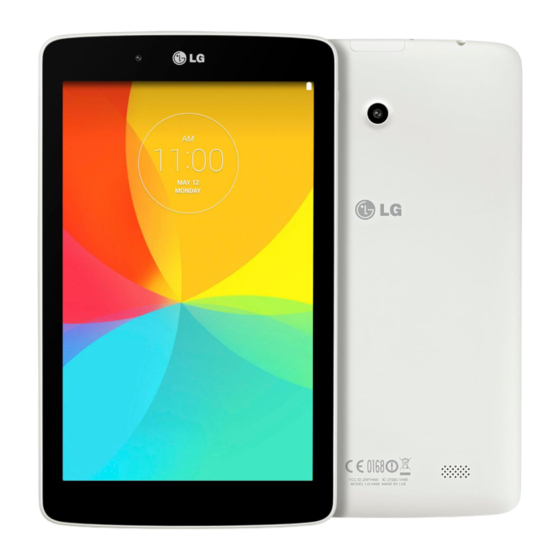 LG G Pad 7.0 Guide De L'utilisateur