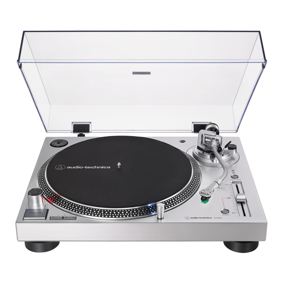 Audio-Technica AT-LP120XUSBBK Manuel De L'utilisateur