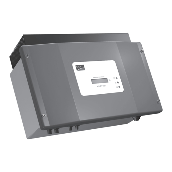 SMA WINDY BOY 1200 Manuel D'utilisation