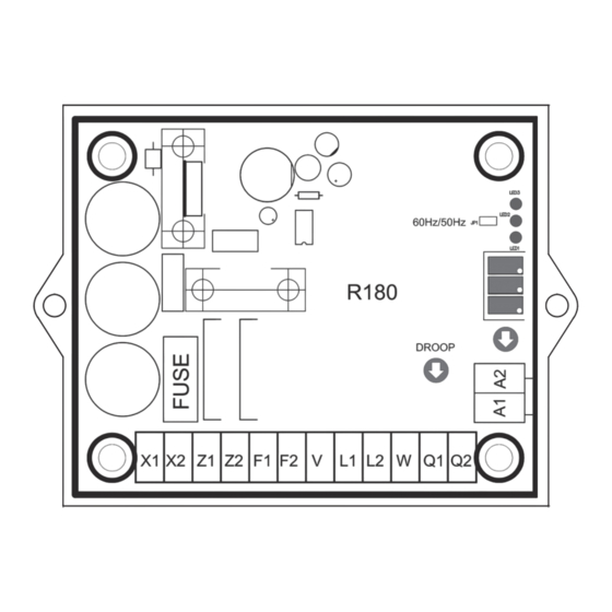 Nidec R180 Installation Et Maintenance