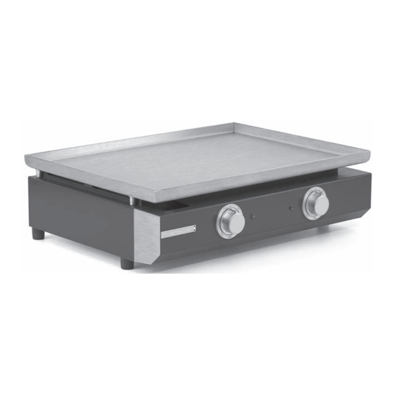Riviera & Bar Plancha Pro Inox Notice D'utilisation