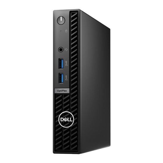 Dell OptiPlex Micro 7010 Manuel Du Propriétaire