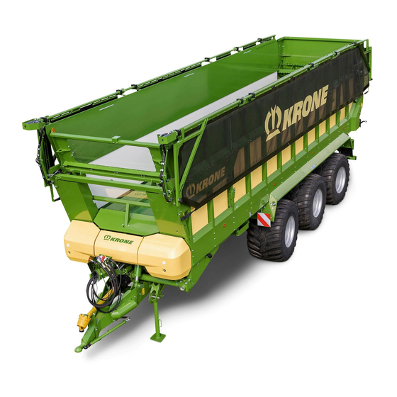 Krone GX 520 Notice D'utilisation Originale