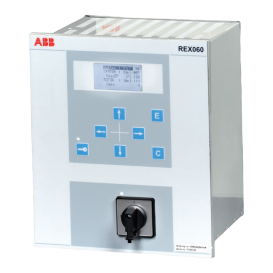 ABB REG670 Manuel D'installation Et De Mise En Service