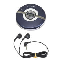 Sony WALKMAN D-EJ100 Mode D'emploi