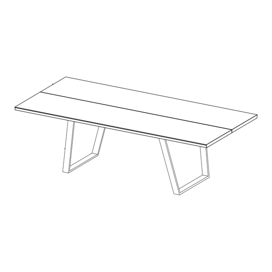 BoConcept Vancouver 370-T054 Instructions D'assemblage