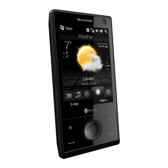 HTC TOUCH DIAMOND Guide De Mise En Route Rapide