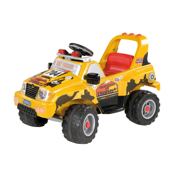 Peg-Perego Adventure TROPHY Utilisation Et Entretien