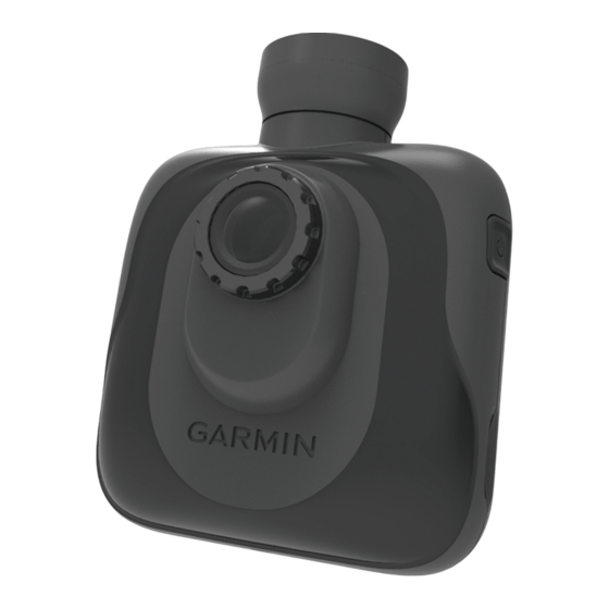 Garmin Dash Cam 10/20 Manuel D'utilisation