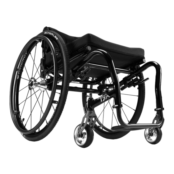 Invacare TOP END Crossfire T7A Manuel De L'utilisateur